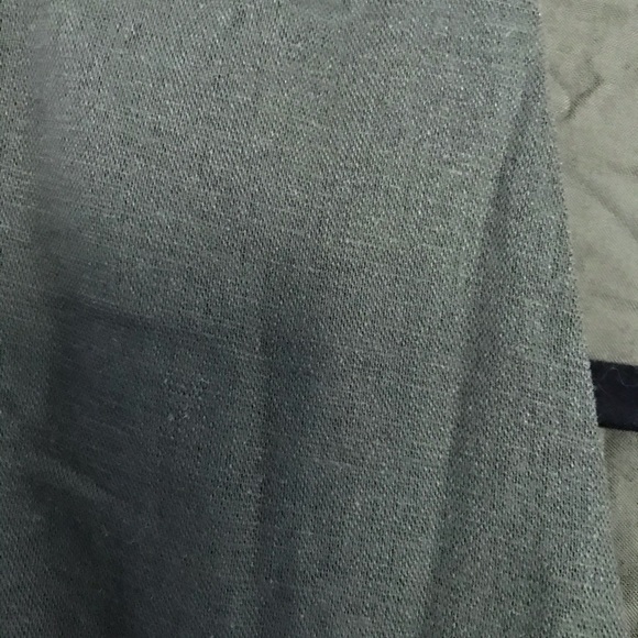 Khaki Green sleeveless linen blend top - Picture 5 of 5